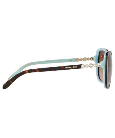 Sunglasses TF4121B 55 HAVANA/BLUE/BROWN GRADIENT $105.36 Unisex