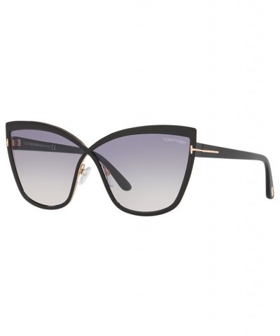 Sunglasses FT0715 68 BLACK SHINY/GREY GRAD $52.25 Unisex