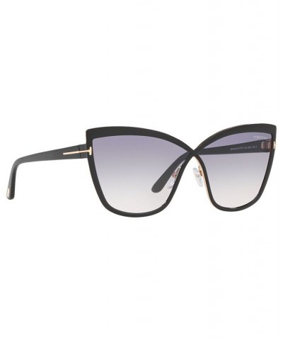 Sunglasses FT0715 68 BLACK SHINY/GREY GRAD $52.25 Unisex