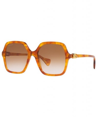 Women's Sunglasses GG1072S 56 Brown/Black $91.35 Womens