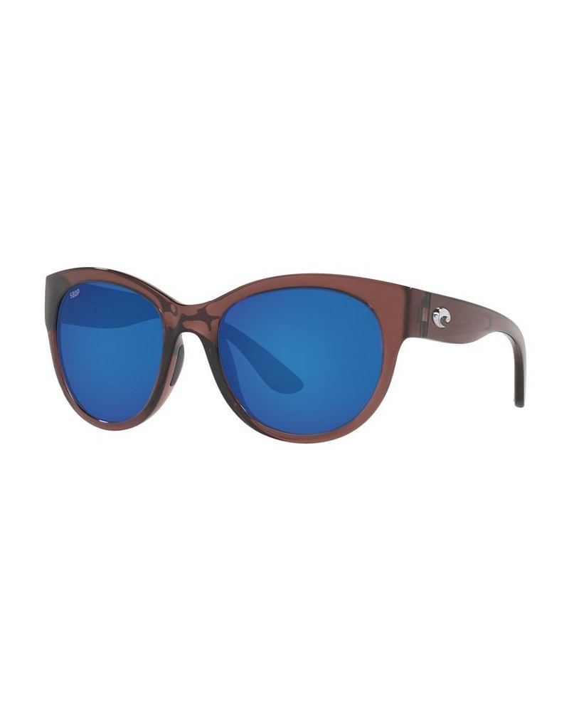 Maya Polarized Sunglasses 6S9011 55 413 SHINY URCHIN CRYSTAL/BLUE MIRROR 580P $61.77 Unisex