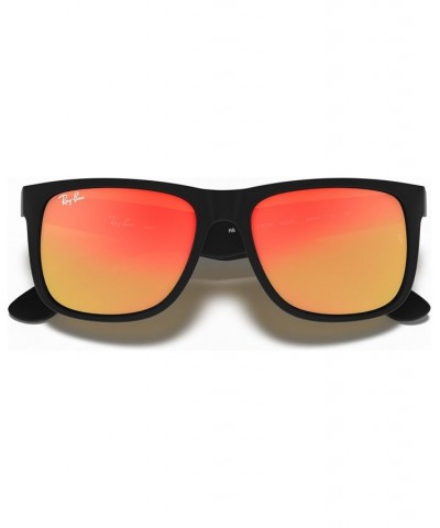 Sunglasses Justin Mirror RB4165 BLACK/ORANGE MIRROR $24.75 Unisex