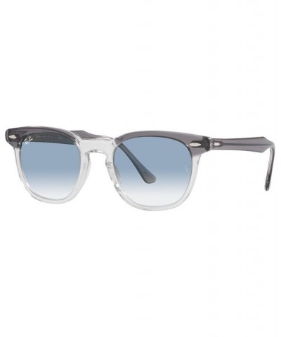 Unisex Low Bridge Fit Sunglasses Hawkeye 54 Gray On Transparent $30.24 Unisex