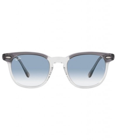 Unisex Low Bridge Fit Sunglasses Hawkeye 54 Gray On Transparent $30.24 Unisex