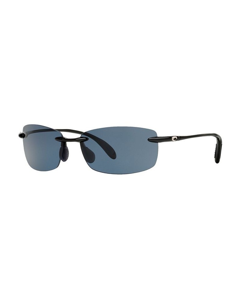 Unisex Polarized Sunglasses 6S000121 BLACK SHINY/GREY $34.58 Unisex