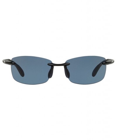 Unisex Polarized Sunglasses 6S000121 BLACK SHINY/GREY $34.58 Unisex