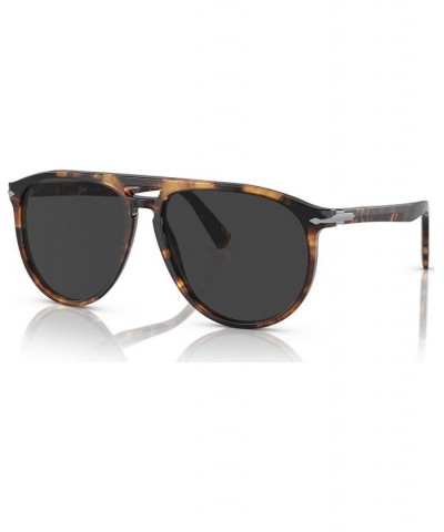 Unisex Polarized Sunglasses PO3311S Honey Tortoise $94.80 Unisex