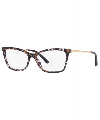 Women's Rectangle Eyeglasses DG334754-O Azure $43.84 Womens