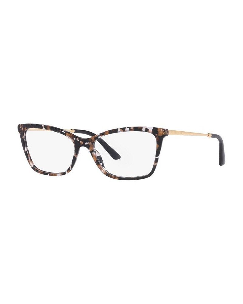 Women's Rectangle Eyeglasses DG334754-O Azure $43.84 Womens