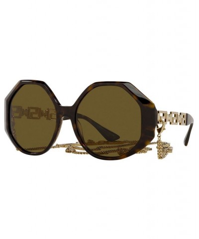 Women's Sunglasses VE4395 59 HAVANA/DARK BROWN $88.00 Womens