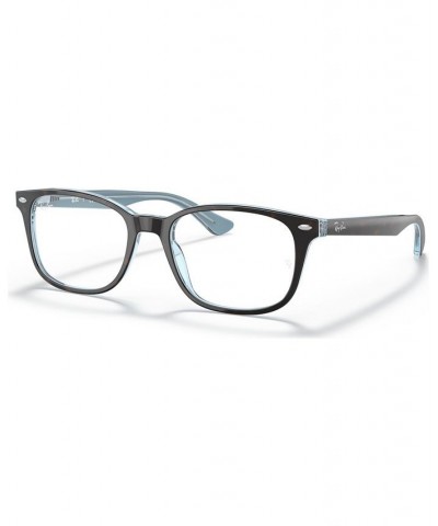 RX5375 Unisex Square Eyeglasses Blue Havana $28.65 Unisex