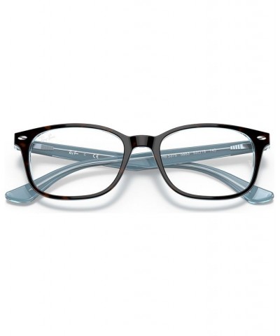 RX5375 Unisex Square Eyeglasses Blue Havana $28.65 Unisex