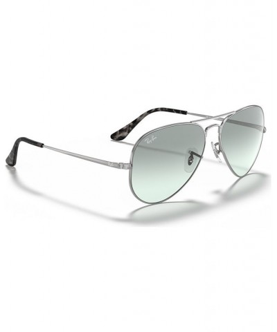 Sunglasses RB3689 58 SILVER/PHOTO AZURE GRADIENT BLUE $21.78 Unisex