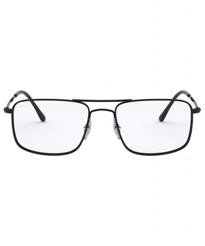 RX6434 Men's Square Eyeglasses Black $37.59 Mens