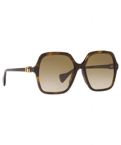 Women's Sunglasses GG1072Sa 57 Brown $130.50 Womens