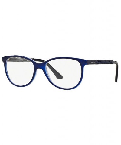 VO5030 Women's Rectangle Eyeglasses Dark Blue $34.29 Womens