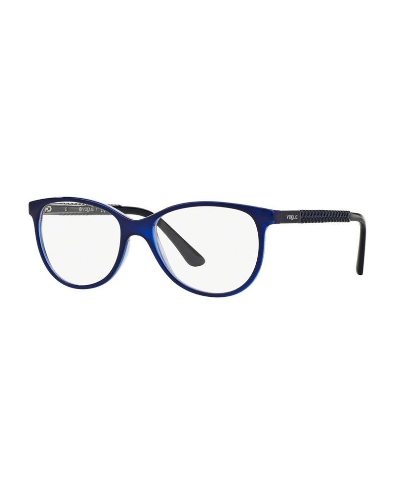 VO5030 Women's Rectangle Eyeglasses Dark Blue $34.29 Womens