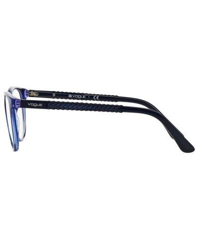 VO5030 Women's Rectangle Eyeglasses Dark Blue $34.29 Womens