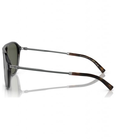 Men's Sunglasses BV7038 Havana Shading Gray $127.44 Mens