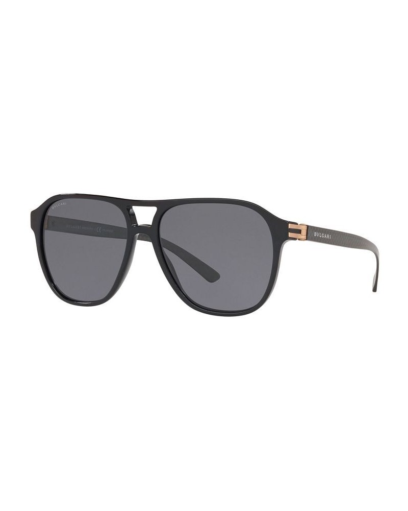 Polarized Sunglasses BV7034 57 BLACK/POLAR GREY $48.51 Unisex