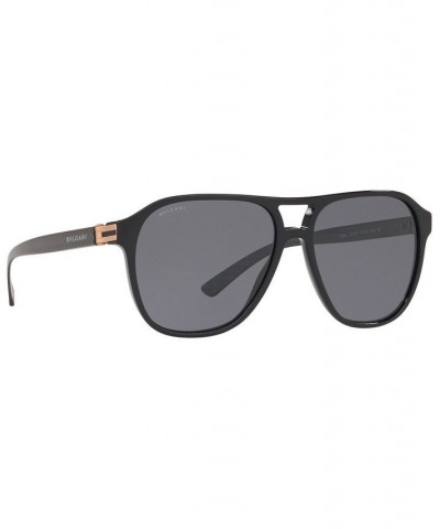 Polarized Sunglasses BV7034 57 BLACK/POLAR GREY $48.51 Unisex