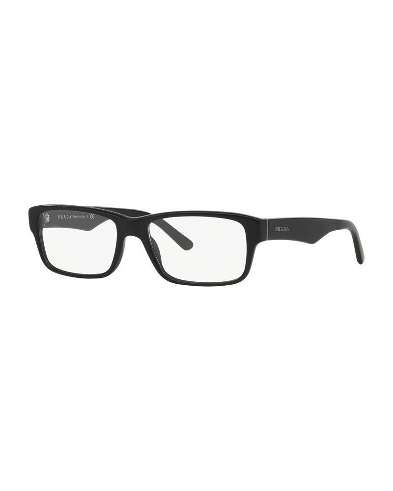 PR 16MV Men's Rectangle Eyeglasses Matte Black $74.10 Mens
