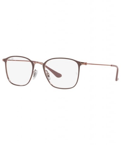 RB6466 Unisex Square Eyeglasses Copper $36.29 Unisex