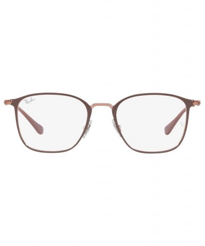 RB6466 Unisex Square Eyeglasses Copper $36.29 Unisex