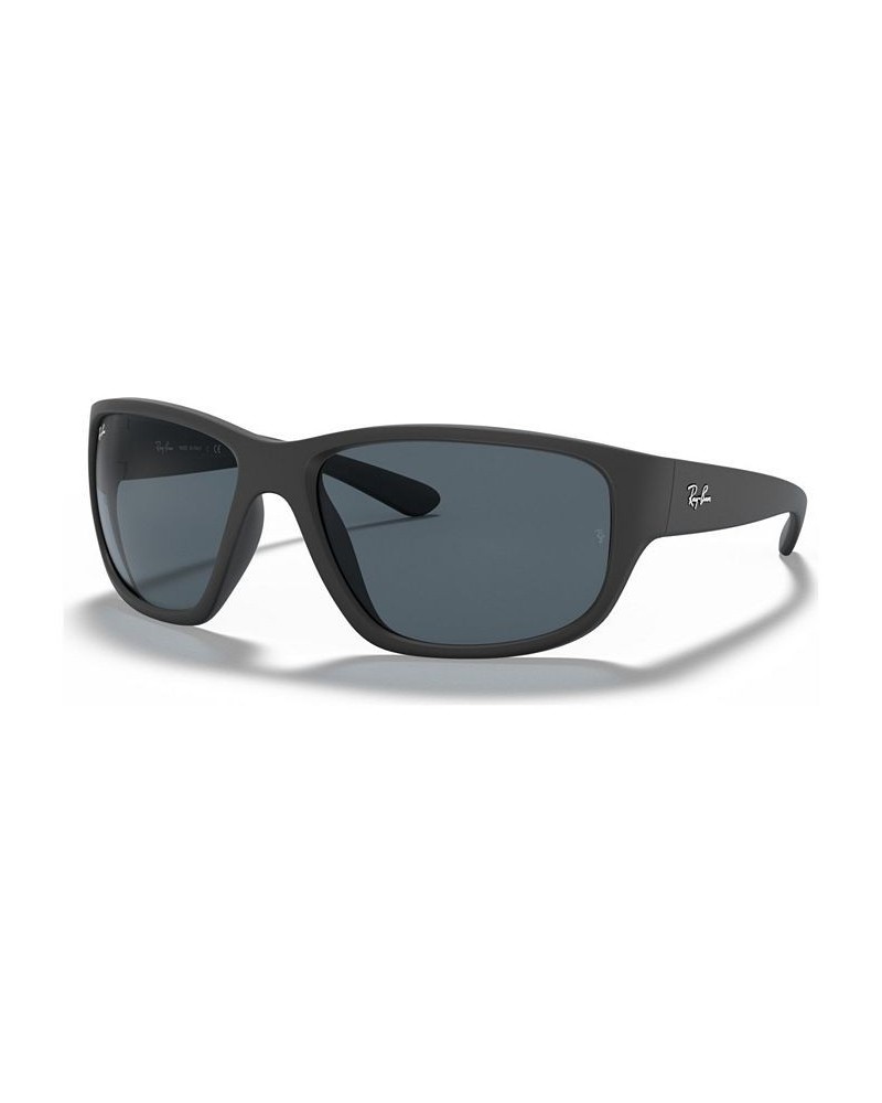 Men's Sunglasses RB4300 63 Matte Black/Blue $28.69 Mens