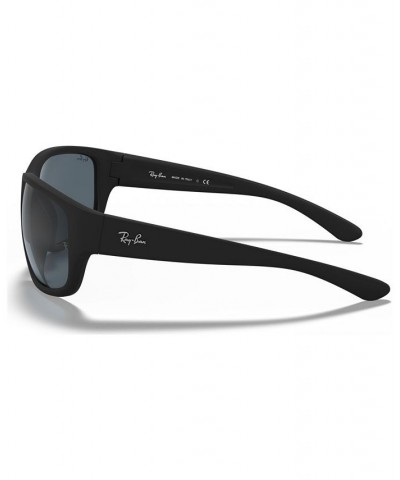 Men's Sunglasses RB4300 63 Matte Black/Blue $28.69 Mens