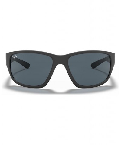 Men's Sunglasses RB4300 63 Matte Black/Blue $28.69 Mens