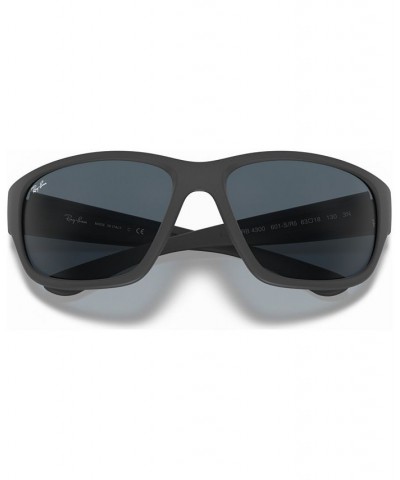 Men's Sunglasses RB4300 63 Matte Black/Blue $28.69 Mens