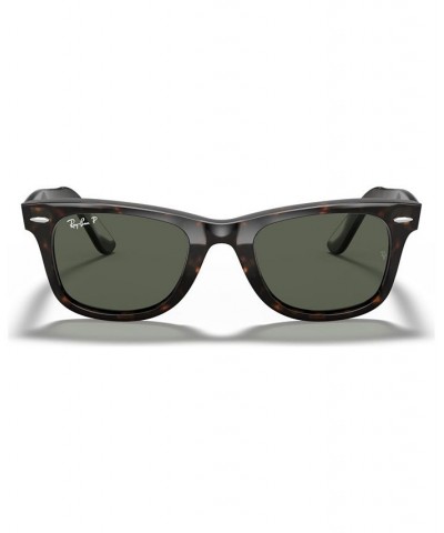 Polarized Sunglasses RB2140 ORIGINAL WAYFARER Brown/Green $40.47 Unisex