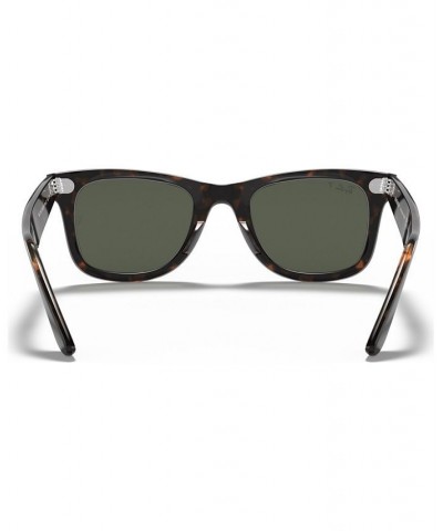 Polarized Sunglasses RB2140 ORIGINAL WAYFARER Brown/Green $40.47 Unisex