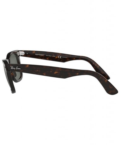 Polarized Sunglasses RB2140 ORIGINAL WAYFARER Brown/Green $40.47 Unisex