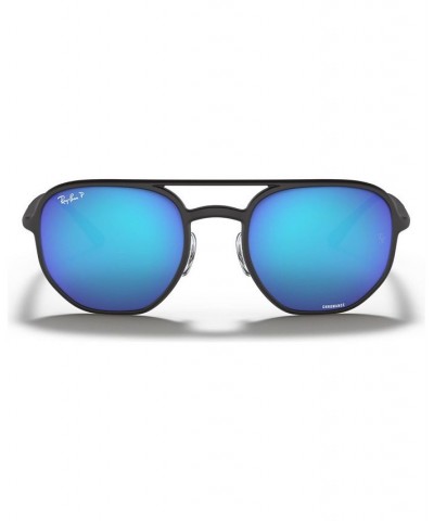 Polarized Sunglasses RB4321CH 53 MATTE BLACK/GREY MIR GREY GRADIENT POLAR $50.19 Unisex