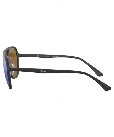 Polarized Sunglasses RB4321CH 53 MATTE BLACK/GREY MIR GREY GRADIENT POLAR $50.19 Unisex