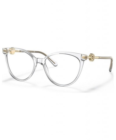 Women's Phantos Eyeglasses VE3298B55-O Transparent Pink $50.94 Womens