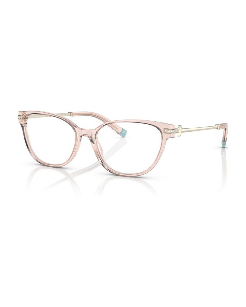 Women's Cat Eye Eyeglasses TF2223B54-O Nude Transparent $113.68 Womens