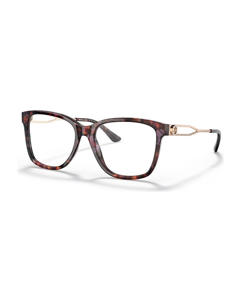 Women's Square Eyeglasses MK408853-O Pink Tortoise $32.98 Womens