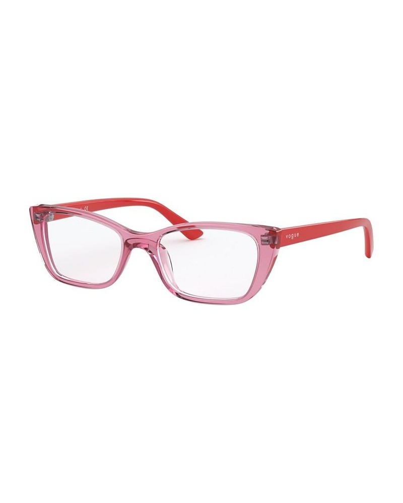 VY2004 Unisex Rectangle Eyeglasses Trans Purp $20.40 Unisex