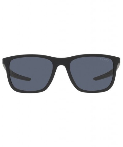 Men's Sunglasses 54 Black Rubber $45.11 Mens