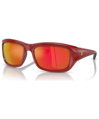 Men's Sunglasses RB4405M Scuderia Ferrari Collection Red on Black $44.48 Mens