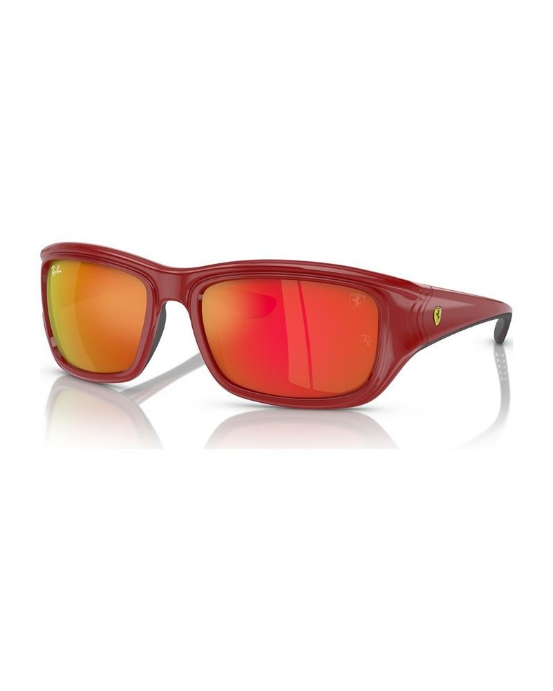 Men's Sunglasses RB4405M Scuderia Ferrari Collection Red on Black $44.48 Mens