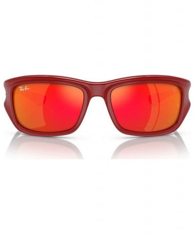 Men's Sunglasses RB4405M Scuderia Ferrari Collection Red on Black $44.48 Mens