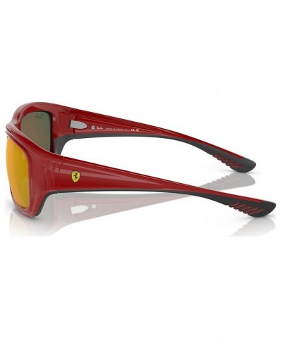 Men's Sunglasses RB4405M Scuderia Ferrari Collection Red on Black $44.48 Mens