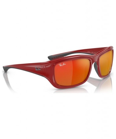 Men's Sunglasses RB4405M Scuderia Ferrari Collection Red on Black $44.48 Mens