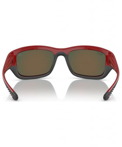 Men's Sunglasses RB4405M Scuderia Ferrari Collection Red on Black $44.48 Mens