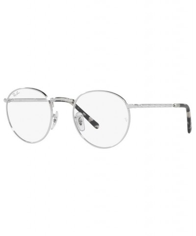 RB3637V New Round Unisex Phantos Eyeglasses Silver Tone $35.80 Unisex