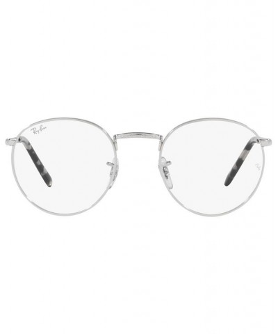 RB3637V New Round Unisex Phantos Eyeglasses Silver Tone $35.80 Unisex